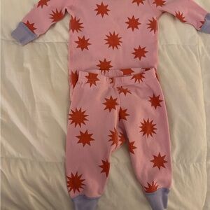 🩷Valentines Hanna Andersson Pink and Red Star Footie